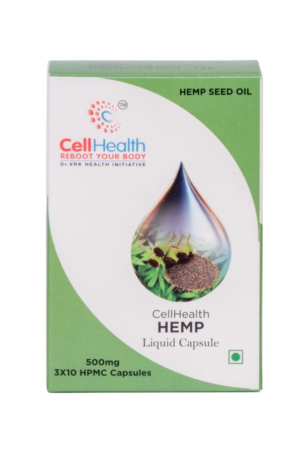Hemp seed oil capsules