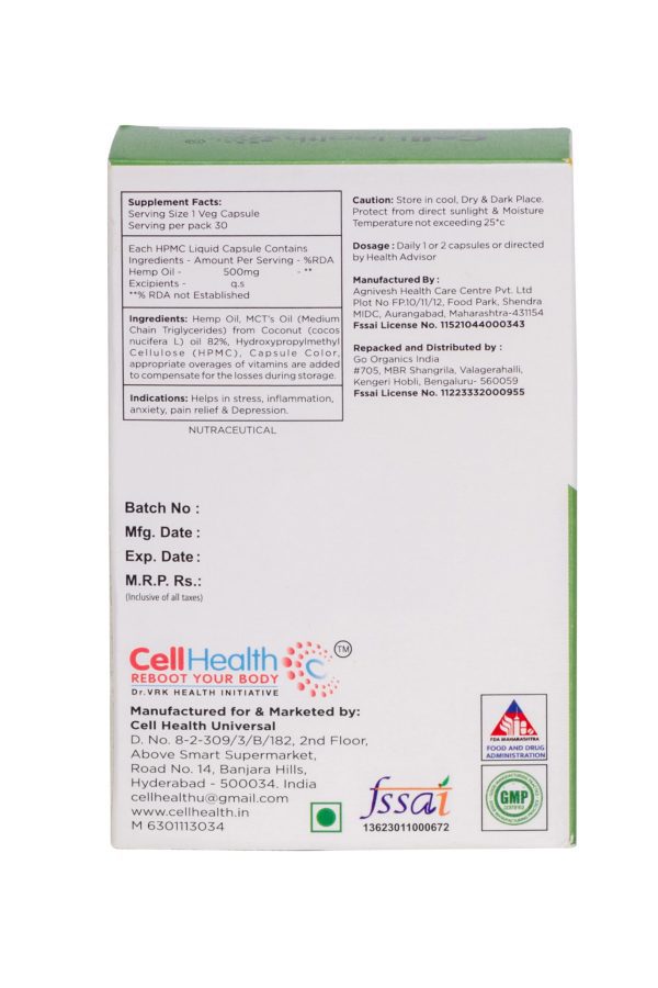 Hemp seed oil capsules - Image 4